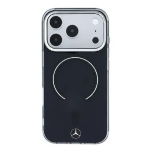 Mercedes PC/TPU dvigubo sluoksnio MagSafe dėklas, skirtas iPhone 18 Pro, juodas/antracito spalvos - Image 2