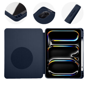 OBAL:ME SolidTab dėklas, skirtas Apple iPad Air 11 (2020/22/24/25/26) / iPad Pro 11 (1/2/3/4), tamsiai mėlynas