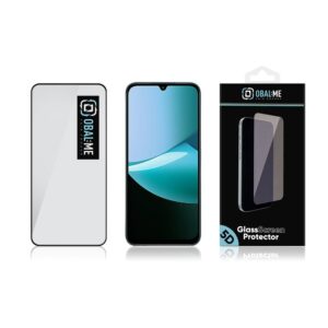 OBAL:ME 5D stiklinis ekrano apsauginis stiklas, skirtas Xiaomi Redmi Note 17 Pro 5G, juodas - Image 2
