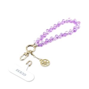 Guess universalus riešo dirželis su kristalais 4G Charm violetinis - Image 2
