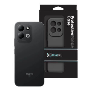 OBAL:ME matinis TPU dėklas, skirtas Xiaomi Redmi 17 4G/5G, juodas - Image 2