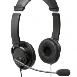 Kensington Classic Laidinės ausinės, USB-A, Juoda