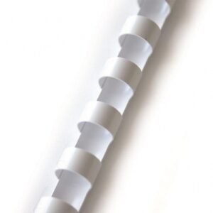 Spiralė įrišimui Forpus plastikinė 6 mm, balta (100 vnt.)