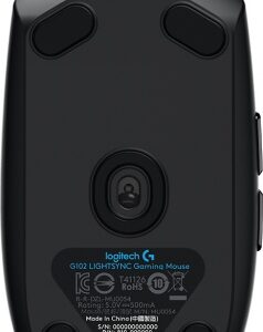 Logitech G102 LIGHTSYNC Laidinė žaidimų pelė, USB, 8000 DPI, Juoda - Image 2