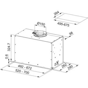 Gartraukis Franke BOX FLUSH EVO FBFE XS A52, nerūdijančio 305.0665.359 - Image 2