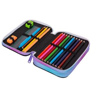 Forminis dviejų skyrių penalas su priedais CoolPack Jumper 2 Star Night - Image 2