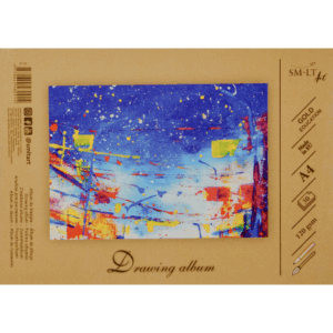 Piešimo sąsiuvinis SMLT, A4, 120 g, klijuotas, (30) 0708-209 - Image 2