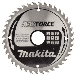 Pjovimo diskas medienai MAKITA Makforce 165x30x2,4mm 40T 20°