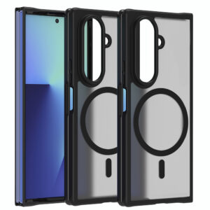 Full Matte Mag Cover Samsung Galaxy Fold 8 juodas