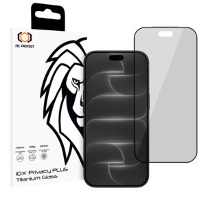 Tel Protect 10X Privacy Plus Titanium grūdintas stiklas, skirtas iPhone 18 Pro Max