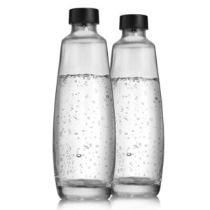 SodaStream DUO (1047205490) 2 Stikliniai buteliai, 1 L, Skaidri/Juoda - Image 1