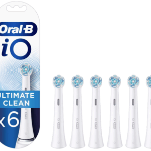 Oral-B iO Ultimate Clean x6 Dantų šepetėlio galvutės, Balta