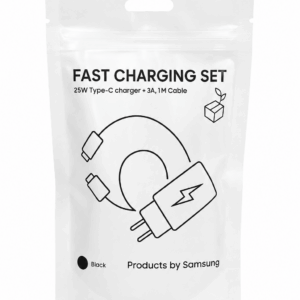 By Samsung Travel adapter (TA800) (with Type-C to Type-C cable), Black