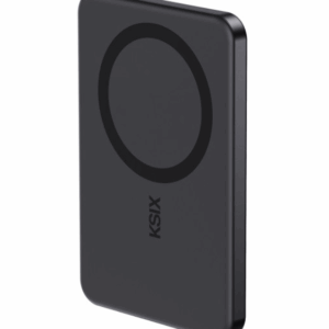 Ksix Powerbank Magslim 5000 mAh Magnetic USB-C PD 20W Digital display Black - Image 2