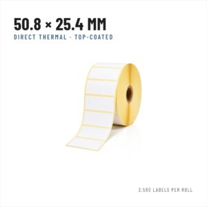 Terminės etiketės 50,8x25,4 mm, 2580 vnt./rul. - Image 3