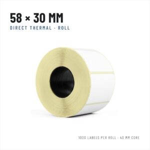 Terminės etiketės 58x30 mm, 10 rul. po 1000 vnt. - Image 4
