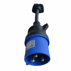 Tesla adapteris 32A Schuko tipo ( į 220V 7kw mėlynos spalvos rozete) - Image 5