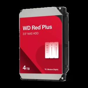 WD Red Plus NAS HDD Kietasis Diskas | 4TB, 3.5", SATA