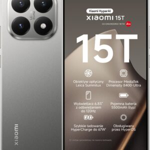 Xiaomi 15T 5G 12/512GB grey